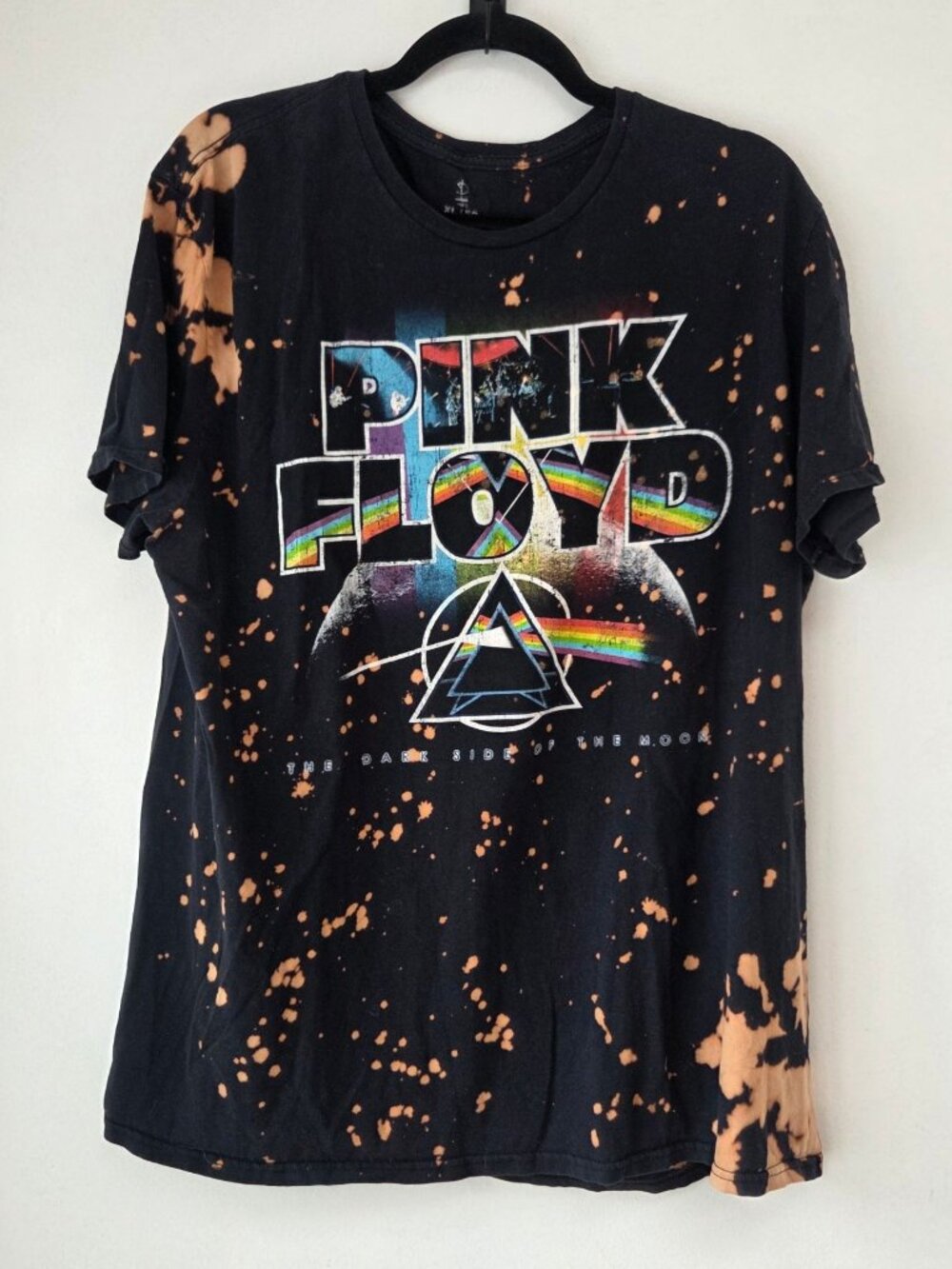 Pink Floyd Dark Side of the Moon Band Tee Graphic T-Shirt Women's XL